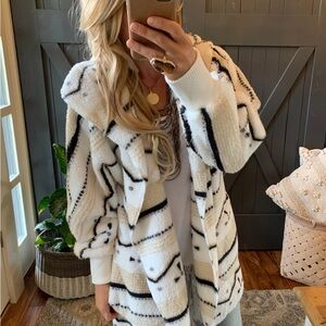 Gftied to Deb!Anthropologie soft snuggly hooded cardigan